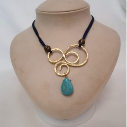 BRONZE MODERN NECKLACE