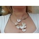 NECKLACE SILVER PLATED WITH SEASHELLS 60CM