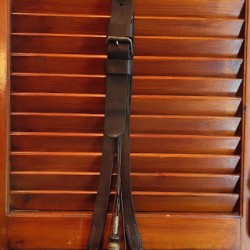 Handmade Collectible Good Luck Charm – Authentic Leather Horse Accessory Embellished with Glass Beads and Metallic Elements – Greek Craftsmanship