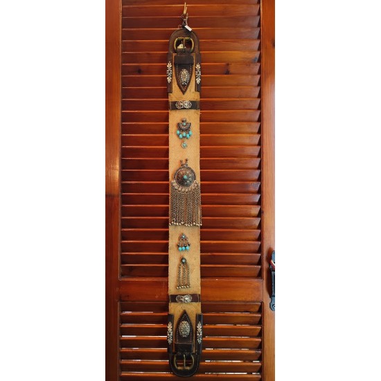 Handmade Collectible Good Luck Charm – Authentic  Horse Belt with Leather & Traditional Handmade Buckles – Greek Craftsmanship