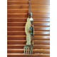 Handmade Collectible Good Luck Charm – Bronze Fork with Glass Beads and Bronze Elements
