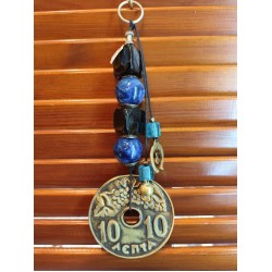 Handmade Collectible Charm – Brass Coin Symbolizing Prosperity