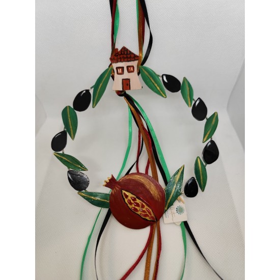 Handmade Brass Wreath – A Charm of Prosperity and Protection