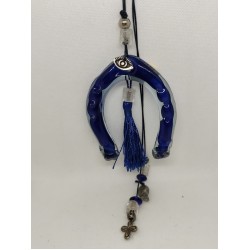 Handmade Lucky Charm – Blown Glass Horseshoe
