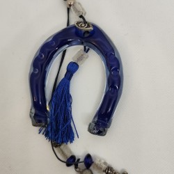 Handmade Lucky Charm – Blown Glass Horseshoe