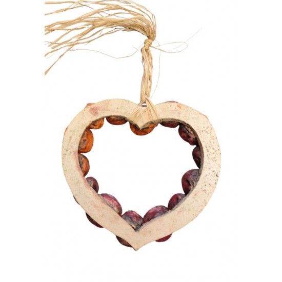 Handmade Heart-Shaped Wreath with Roses