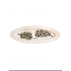 Handmade Oval Ceramic Plate – A Unique Greek Creation