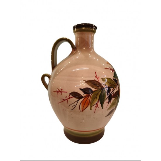 Handmade Ceramic Jug with Pomegranate Branch Design – A Work of Greek Art