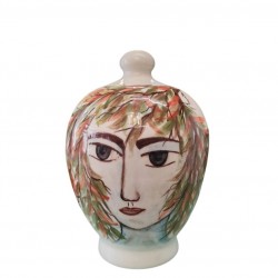 Handmade Ceramic Piggy Bank – Olive Nymph Design – A Work of Greek Art