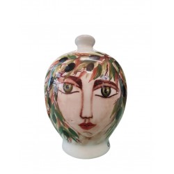 Handmade Ceramic Piggy Bank – Olive Nymph Design – A Work of Greek Art