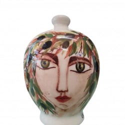 Handmade Ceramic Piggy Bank – Olive Nymph Design – A Work of Greek Art