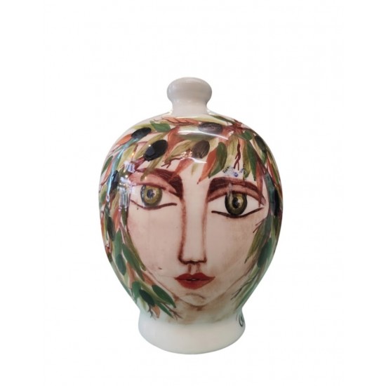 Handmade Ceramic Piggy Bank – Olive Nymph Design – A Work of Greek Art