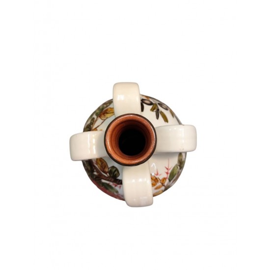 Handmade Ceramic Jug with Oliveand Pomegranate Branch Design – A Work of Greek Art