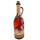 Handmade Ceramic Bottle with Pomegranate Branch Design – Greek Art