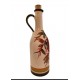 Handmade Ceramic Bottle with Pomegranate Branch Design – Greek Art