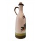 Handmade Ceramic Bottle with lemon Branch Design – Greek Art