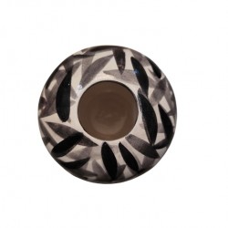 Hand-Painted Round Ceramic Vase