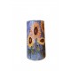 Hand-Painted Vase with Sunflower Design